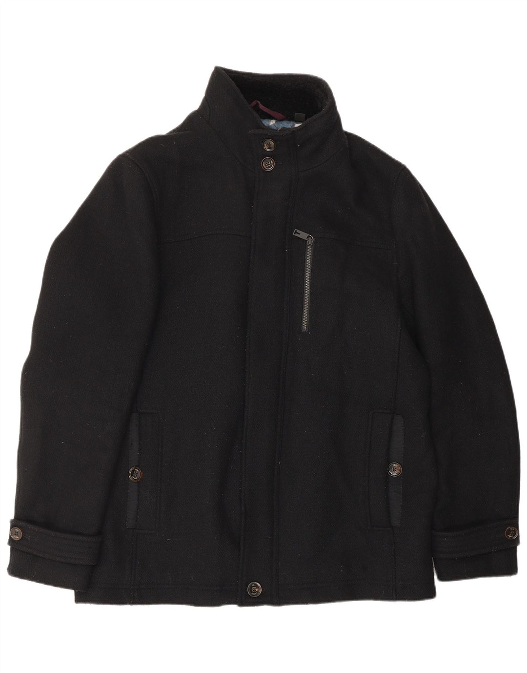 TED BAKER Chaqueta bomber para hombre Talla 4 Grande Negro