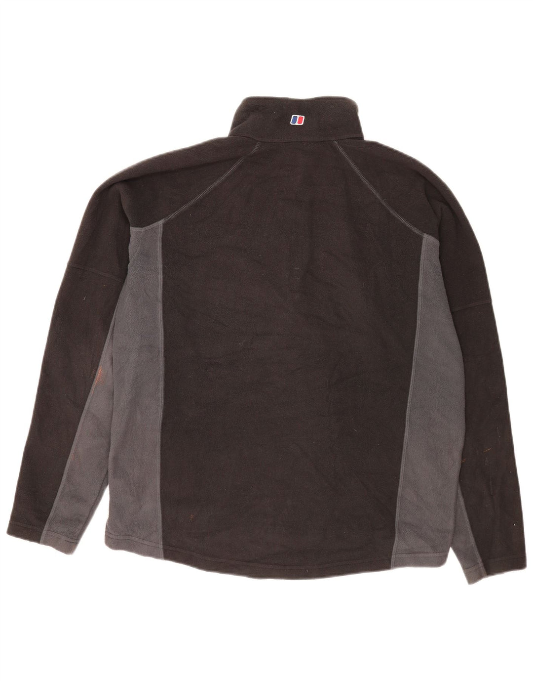 Berghaus Hombre Jersey De Forro Polar Con Cremallera Y Cuello Grande Poliéster Color Block Negro
