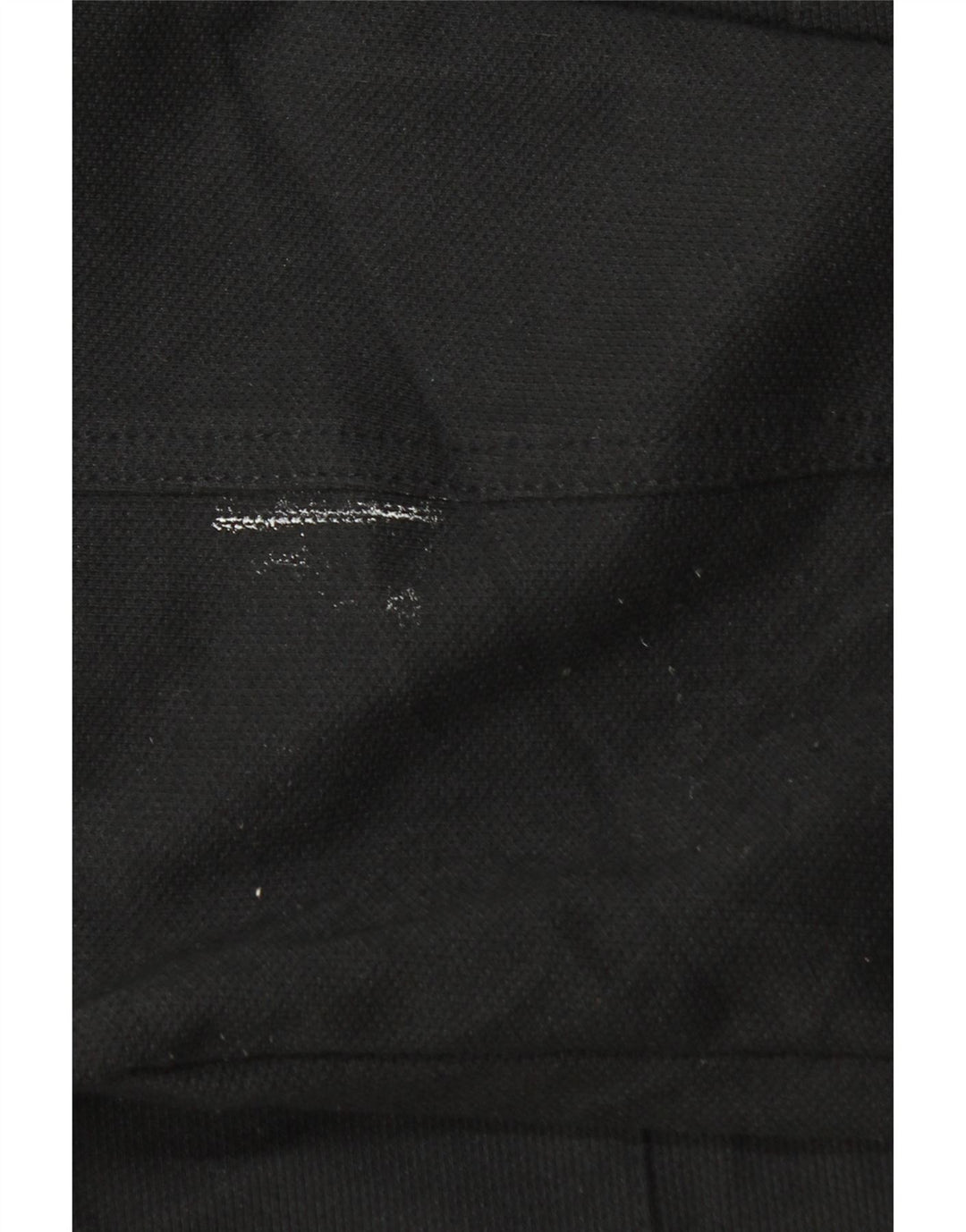 Zara Hombre Camisa Sobrecamisa Grande Poliéster Negro