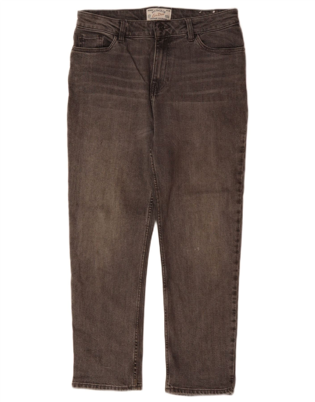 FAT FACE Vaqueros recortados Chesham para mujer UK 10 Small W30 L24 Gris