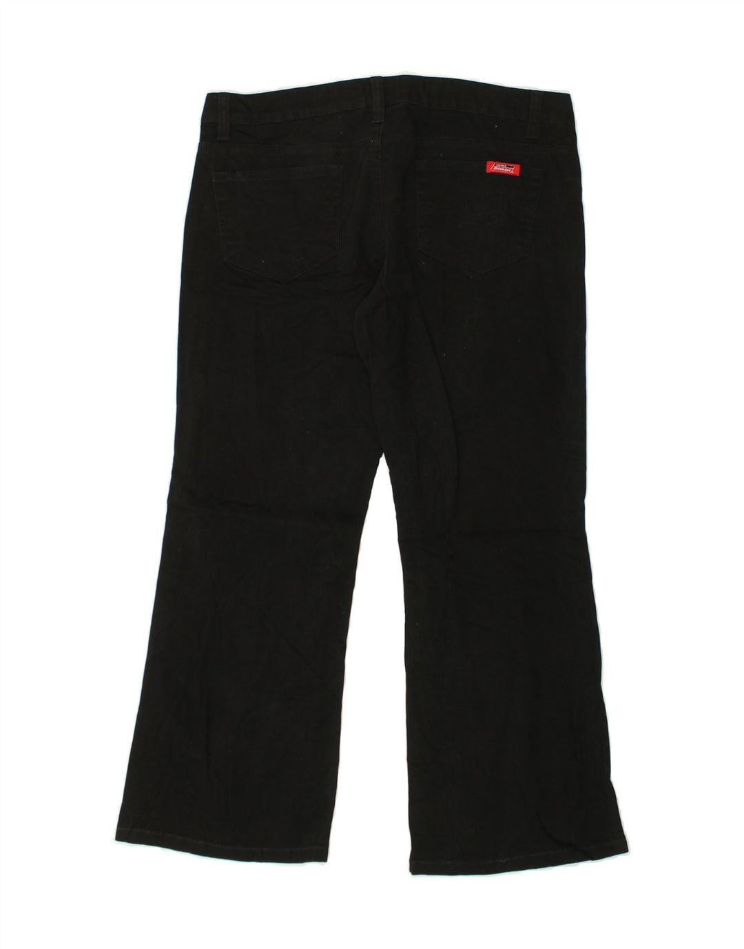 DICKIES Womens Bootcut Jeans US 9 Large W32 L25 Black Cotton | Vintage Dickies | Thrift | Second-Hand Dickies | Used Clothing | Messina Hembry 