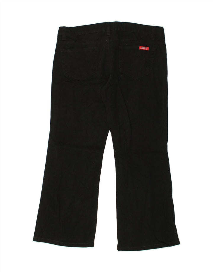 DICKIES Womens Bootcut Jeans US 9 Large W32 L25 Black Cotton | Vintage Dickies | Thrift | Second-Hand Dickies | Used Clothing | Messina Hembry 