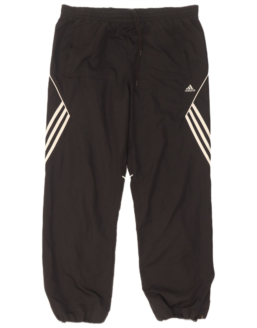 Adidas Hombre Pantalones De Chándal Joggers Medium Negro Poliéster