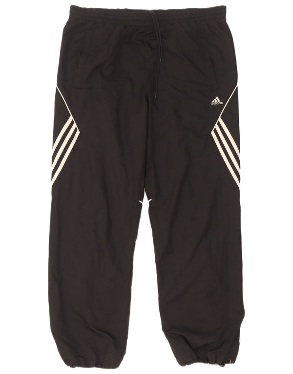 Adidas Hombre Pantalones De Chándal Joggers Medium Negro Poliéster