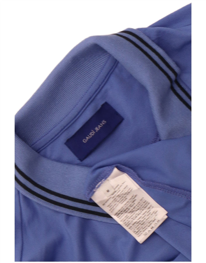 Polo Gaudí Hombre Poliamida Azul Medio