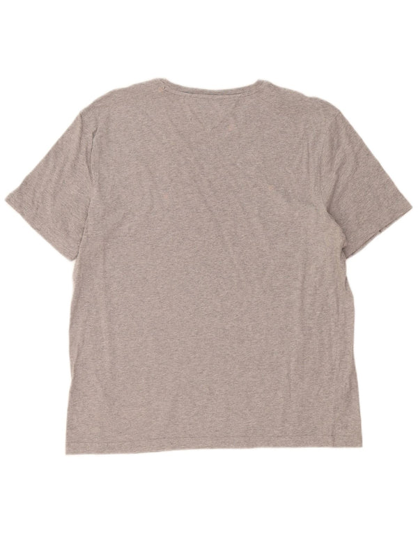 Tommy Hilfiger Camiseta Hombre Top XL Gris Algodón