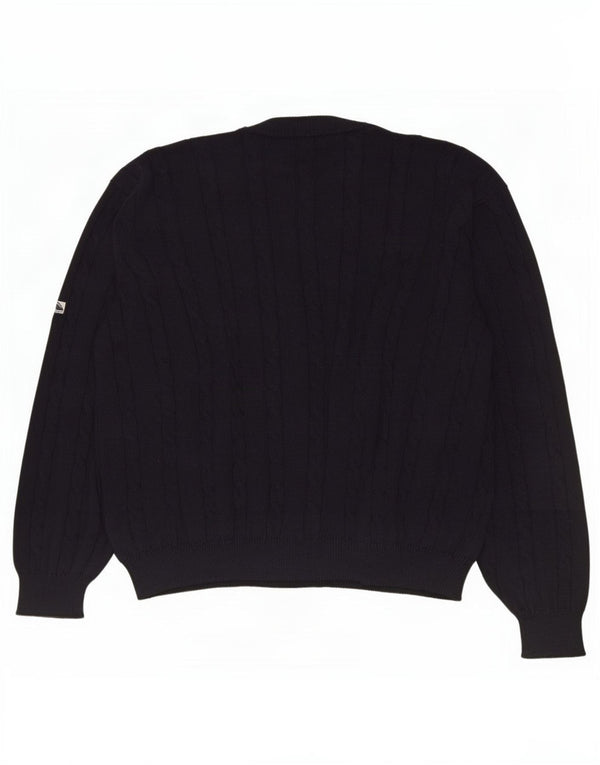 Navigare Cárdigan Hombre XL Lana Azul Marino