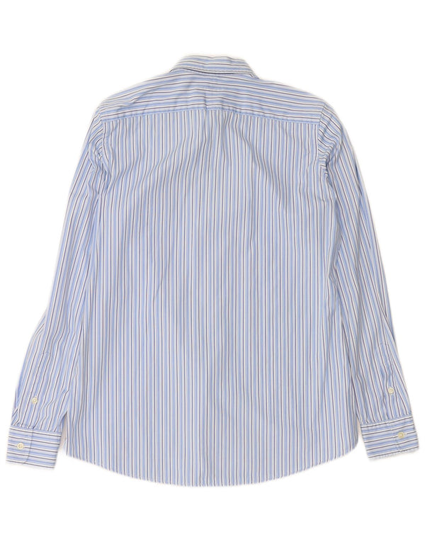 RALPH LAUREN Camisa para mujer US 8 Algodón a rayas azul medio