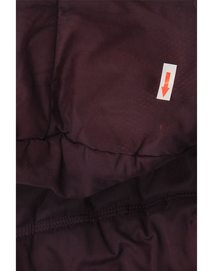 Chaleco acolchado con capucha extragrande para mujer de Fat Face UK 40 Pequeño Poliéster morado