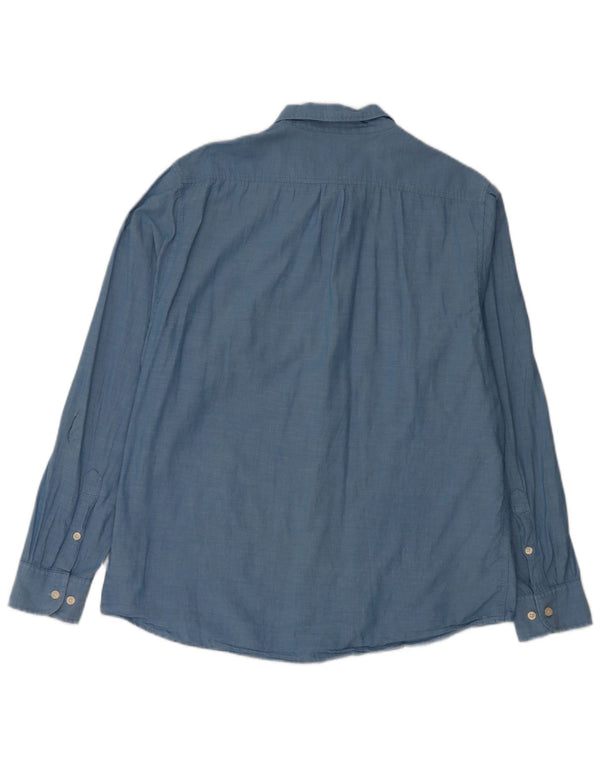 Camisa Lee Hombre XL Algodón Azul