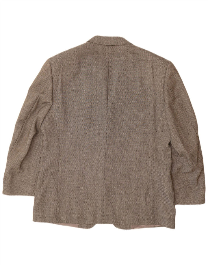 VERSACE Chaqueta tipo blazer de 3 botones para hombre UK 42 XL Lana gris