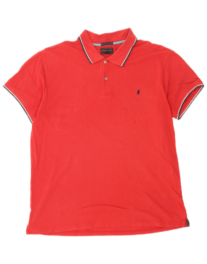 Marlboro Classics Polo para hombre 2XL Algodón rojo