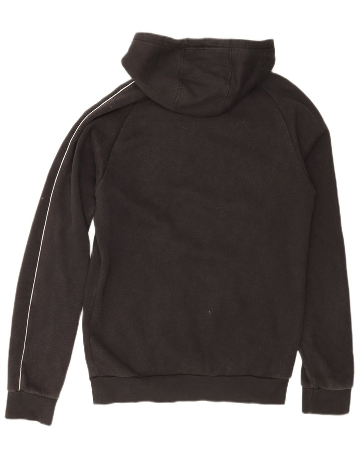 Adidas - Sudadera con capucha para hombre, talla pequeña, algodón negro