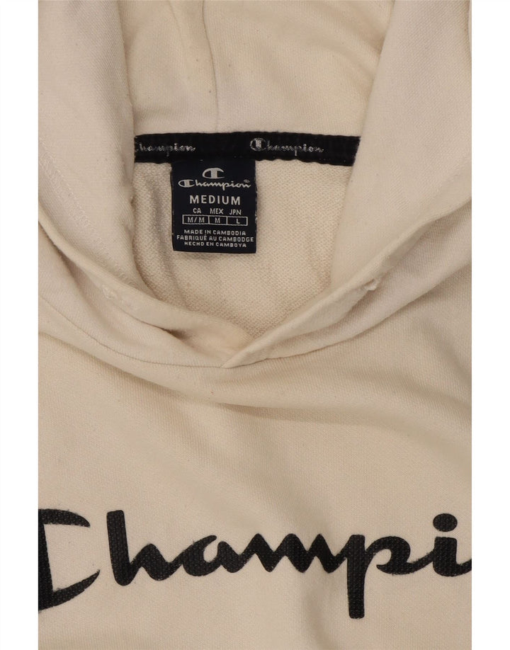 Champion Sudadera Con Capucha Y Estampado Gráfico Medium White |