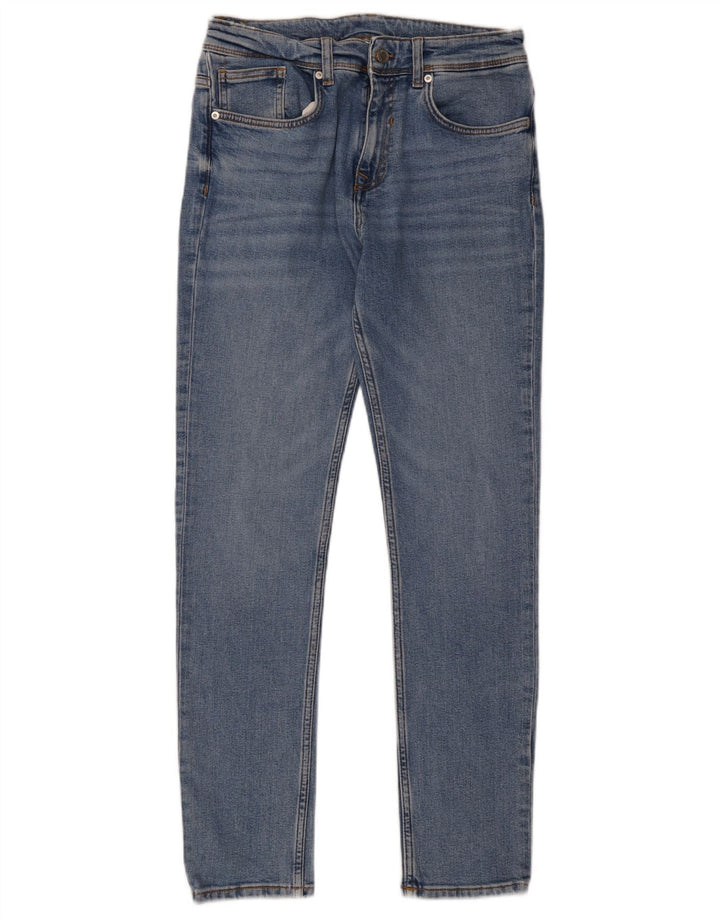 Zara Vaqueros Slim para Hombre EU 40 Medium W31 L30 Azul
