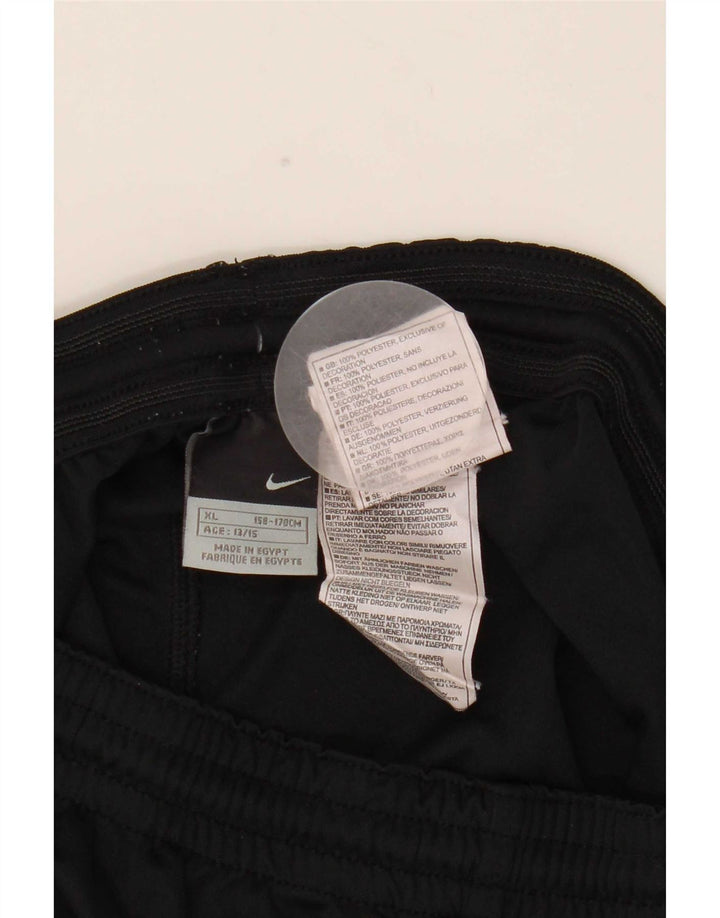 Nike Pantalones cortos deportivos para niños 13-14 años XL Negro Poliéster