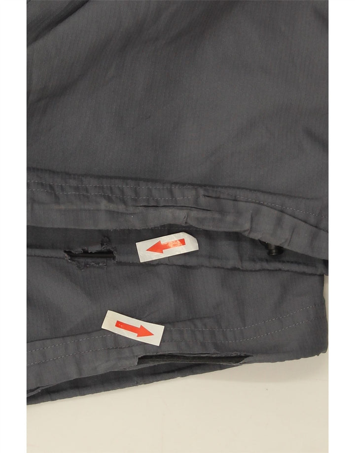 Adidas Hombre Climalite Pantalones De Chándal Grande Gris Colorblock Poliéster