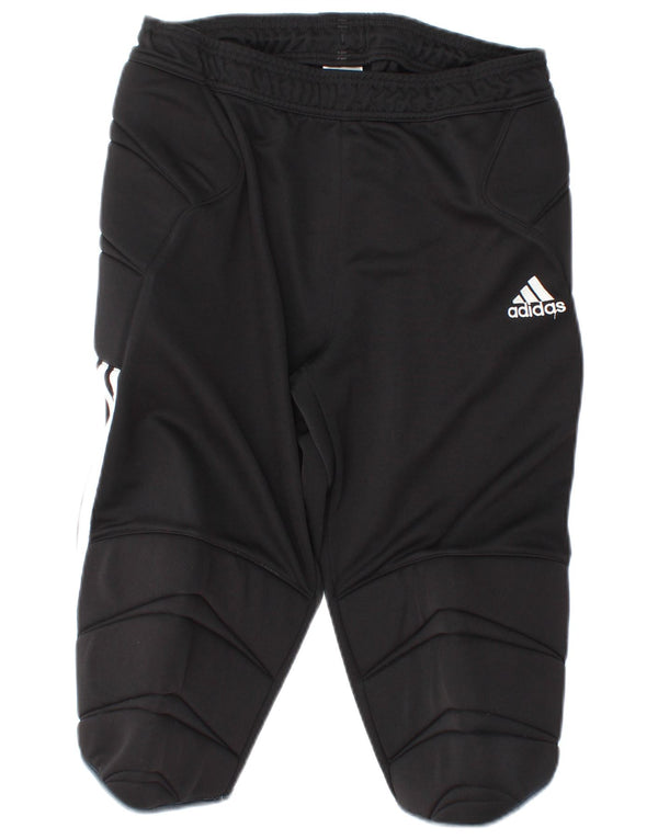 Adidas Mens Climalite Capri Pantalones De Chándal Grande Negro Poliéster