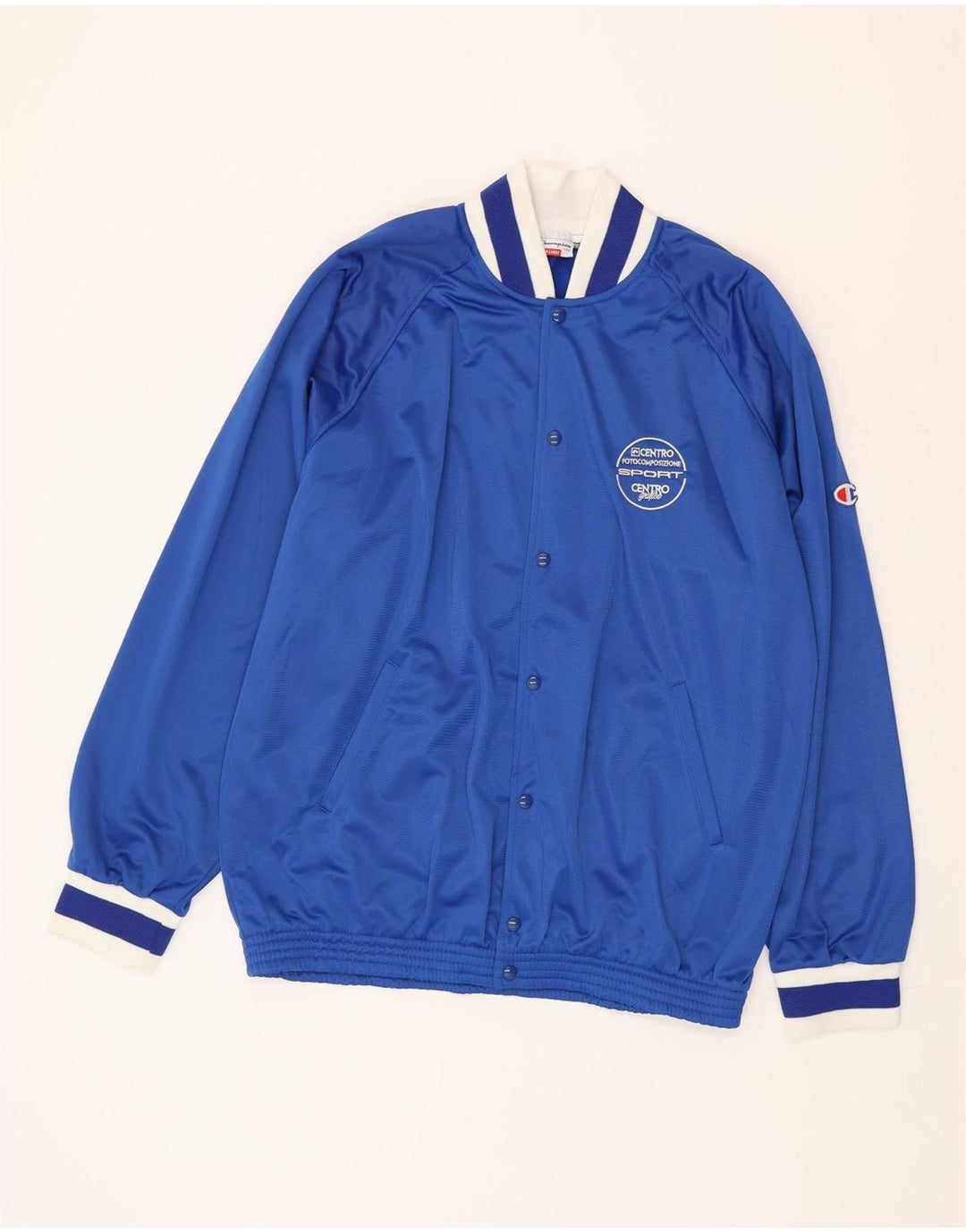 Champion Chaqueta de chándal holgada para hombre XL Poliéster azul