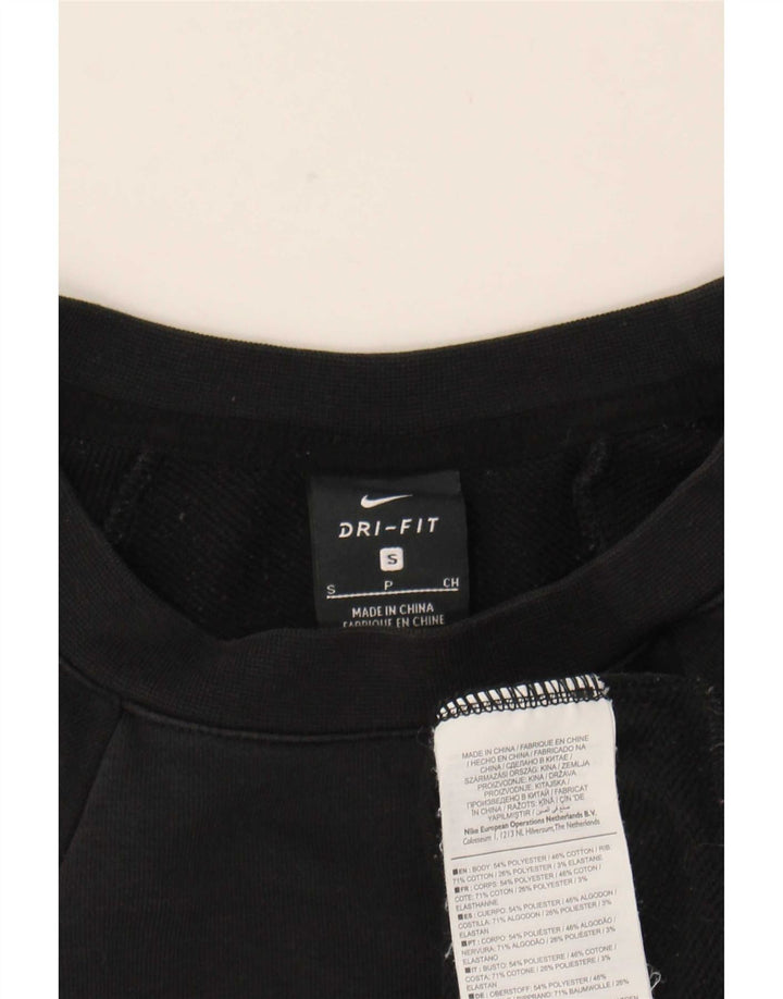 Nike Dri Fit Graphic Sudadera de gran tamaño para mujer, talla 10, color negro