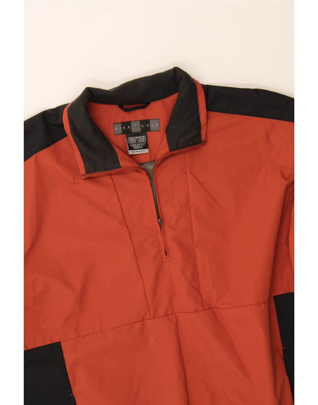 NIKE Mens Pullover Tracksuit Top Jacket UK 39/41 Medium Red Colourblock Vintage Nike and Second-Hand Nike from Messina Hembry 