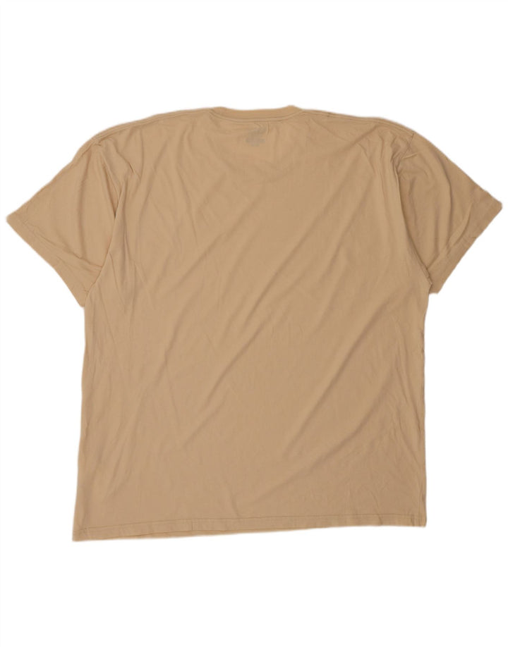 VANS Camiseta de corte clásico para hombre Top 2XL Algodón beige