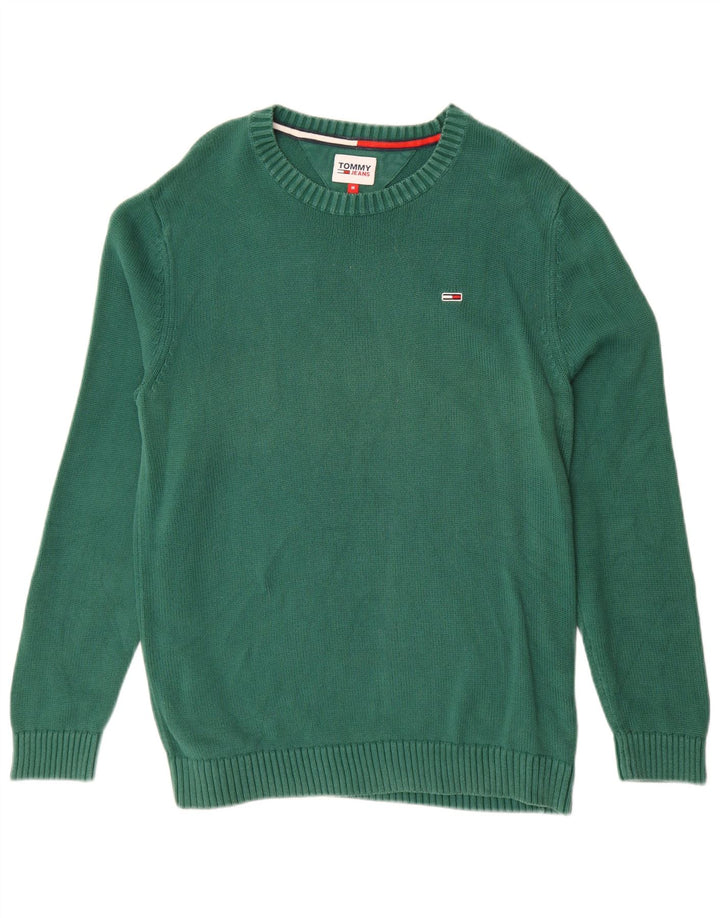 TOMMY HILFIGER Jersey De Cuello Redondo Para Hombre Algodón Verde Medio