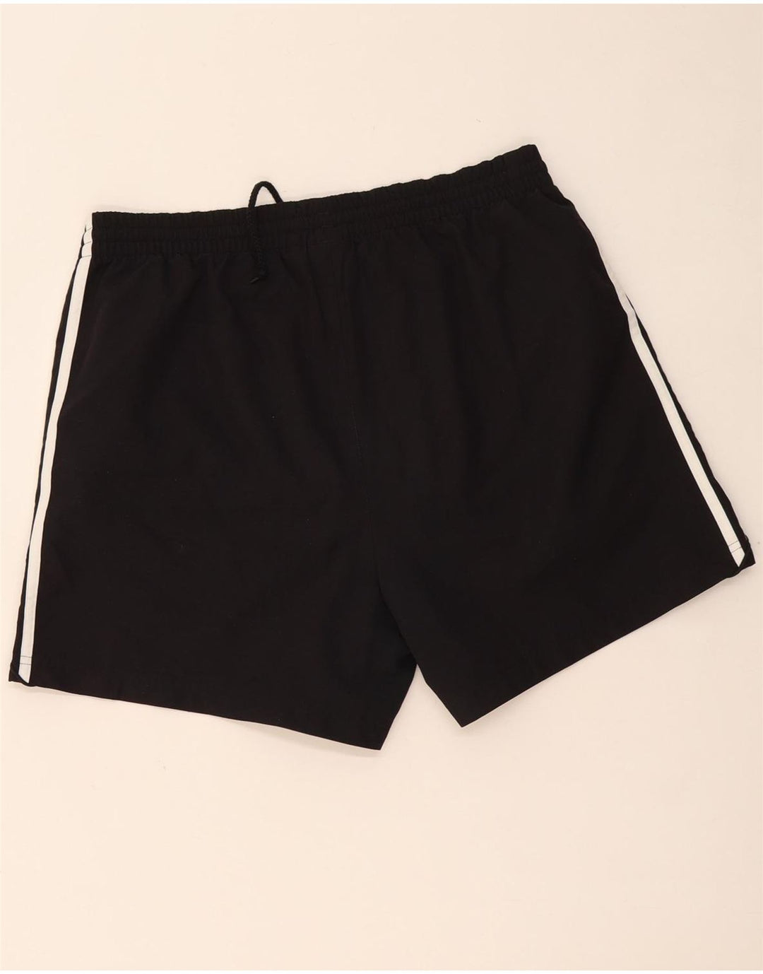 ADIDAS Pantalones cortos deportivos para hombre Grande Poliéster negro