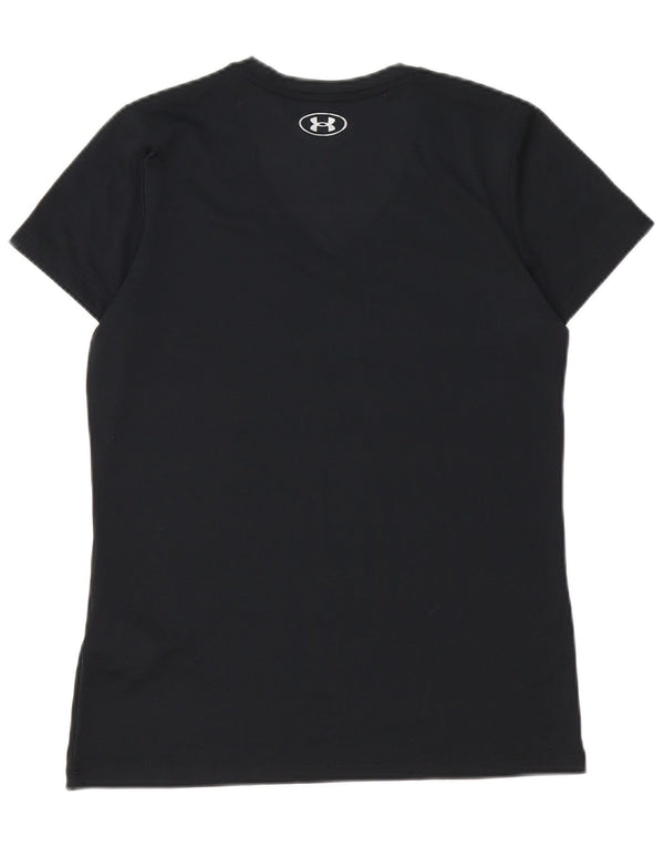 Under Armour Camiseta Heat Gear para hombre Top Small Poliéster negro