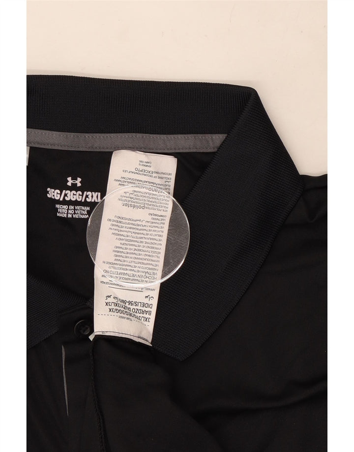 Polo Under Armour Hombre 3XL Poliéster Negro