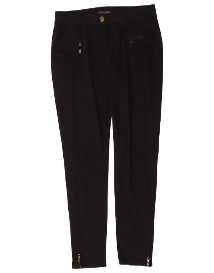 Marks & Spencer Pantalones cargo ajustados para mujer UK 12 Medium W30 L29 Azul marino
