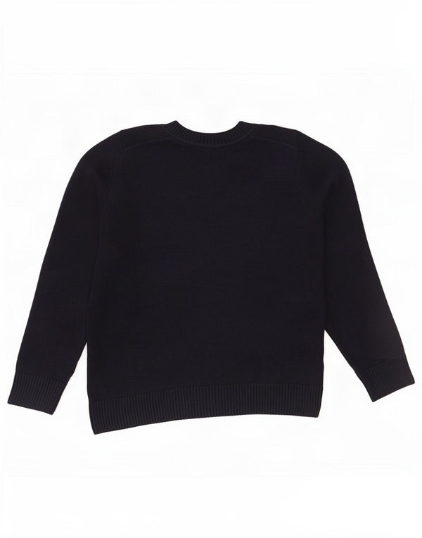 Gant Jersey De Cuello Redondo Para Hombre XL Azul Marino Algodón