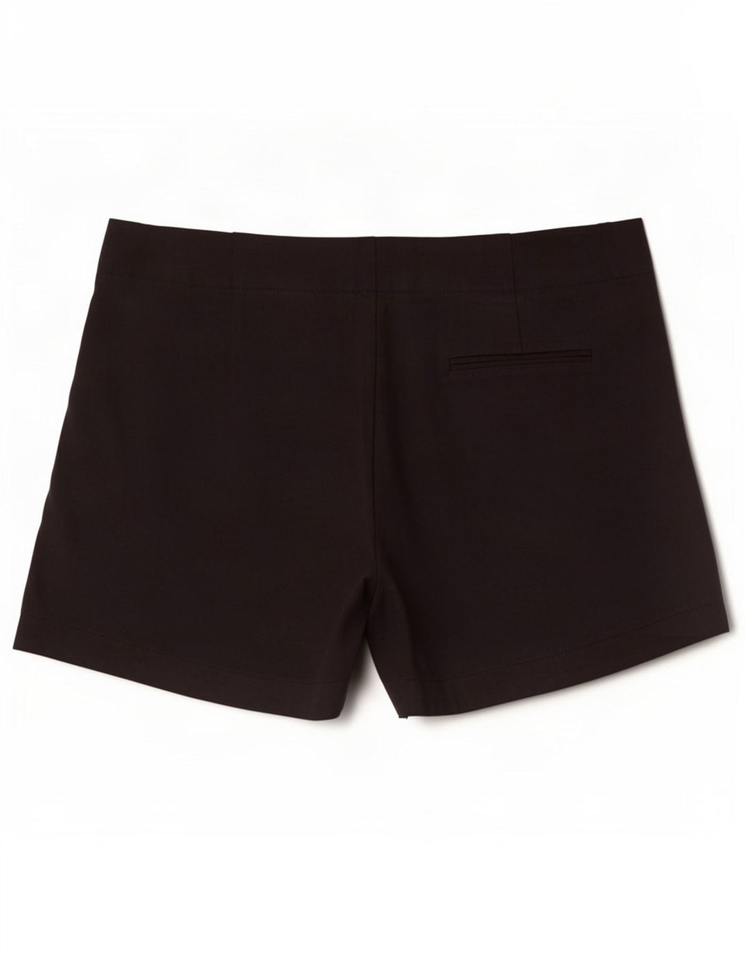 Zara Hombre Pantalones Cortos Casuales Grande W30 Poliéster Negro