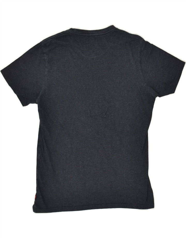 LEVI'S Mens Graphic T-Shirt Top Small Navy Blue | Vintage Levi's | Thrift | Second-Hand Levi's | Used Clothing | Messina Hembry 