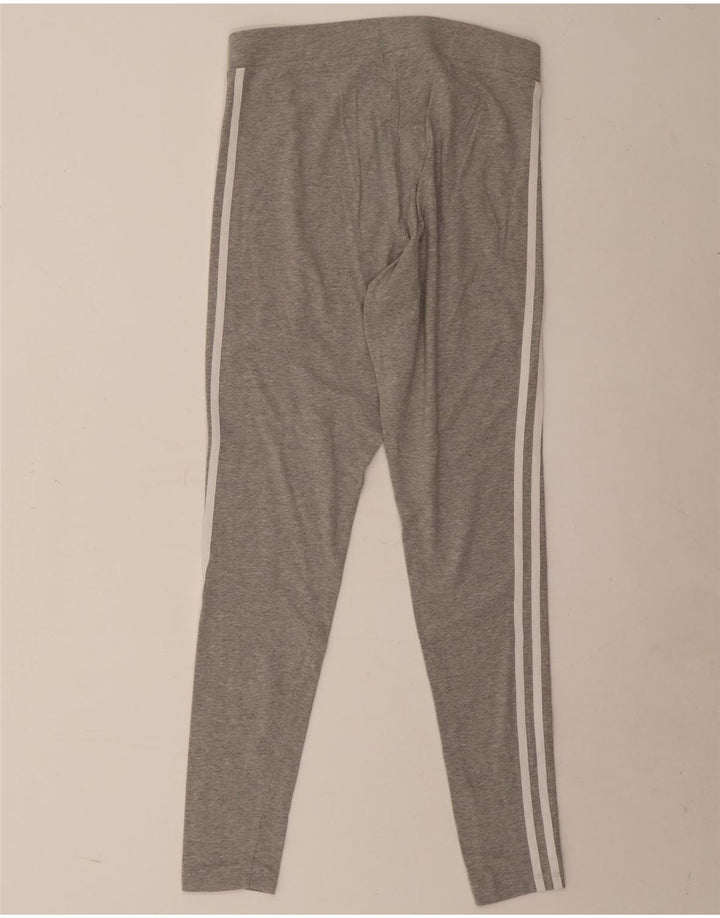 Adidas Leggings para mujer Reino Unido 14 Algodón moteado gris medio