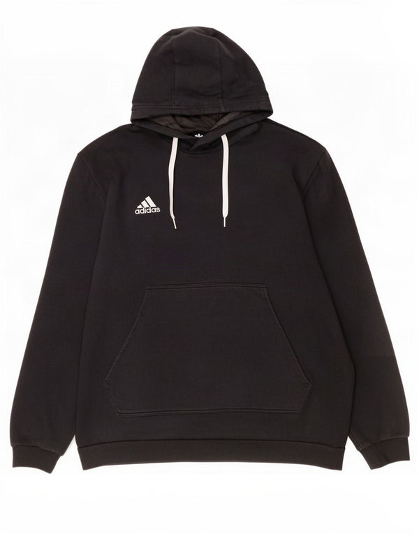Adidas - Sudadera con capucha para hombre, talla 2XL, color negro