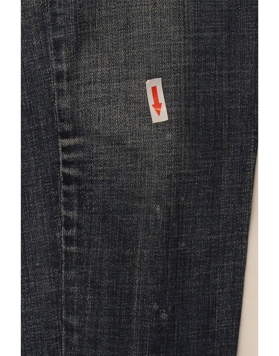 Zu Elements Vaqueros pitillo desgastados para mujer W26 L31 Algodón azul