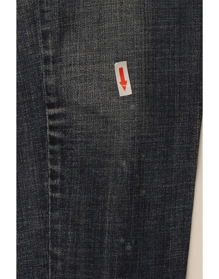Zu Elements Vaqueros pitillo desgastados para mujer W26 L31 Algodón azul