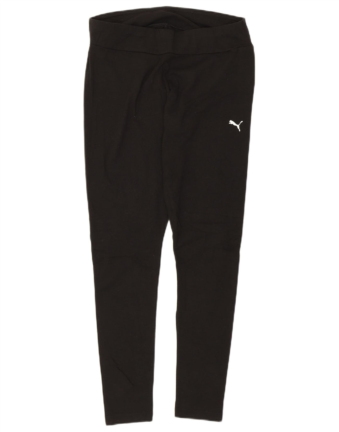 Puma - Leggings cortos para mujer, talla 40, algodón negro mediano