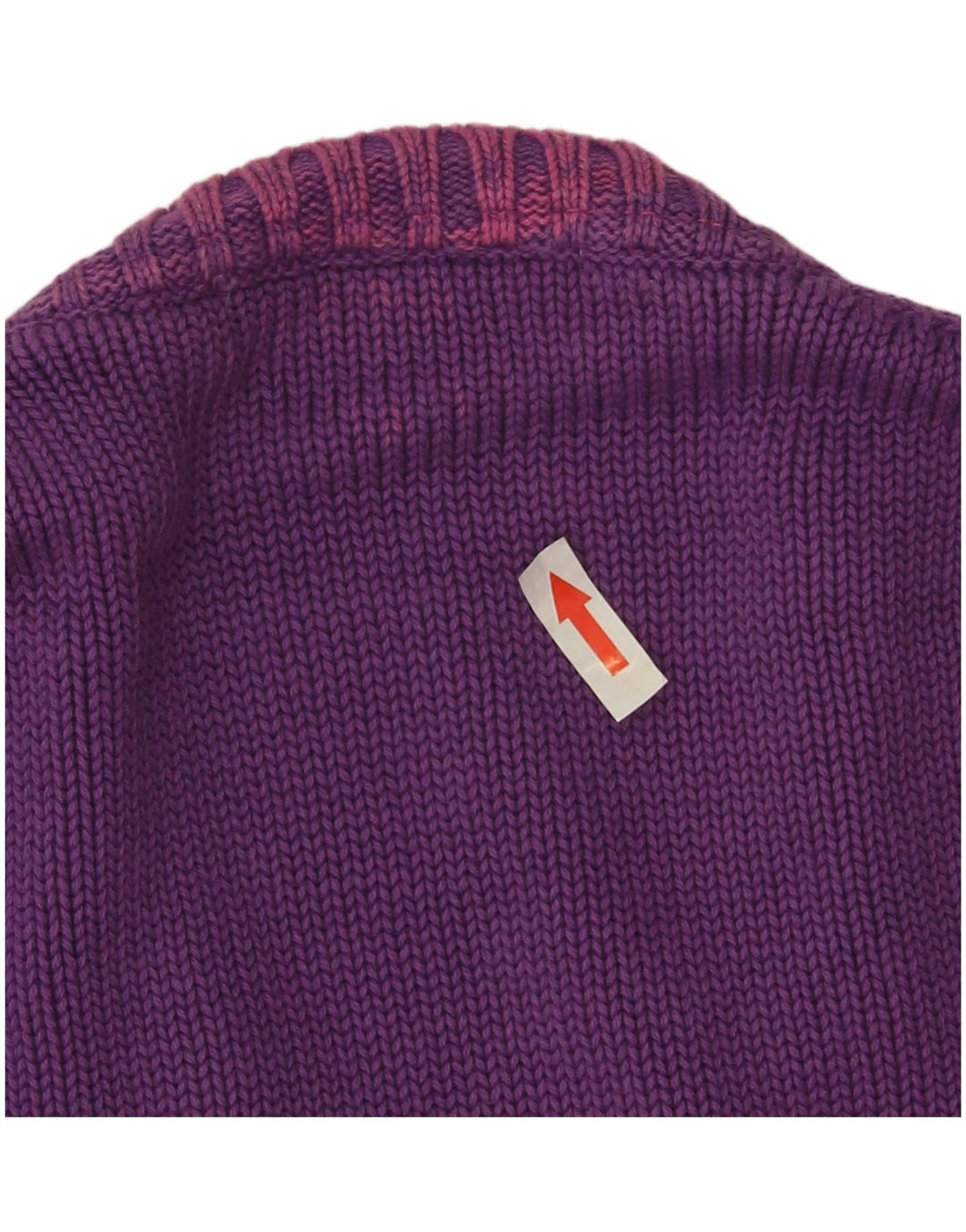 Zara Hombre Jersey Con Cuello En V Jersey Grande Púrpura