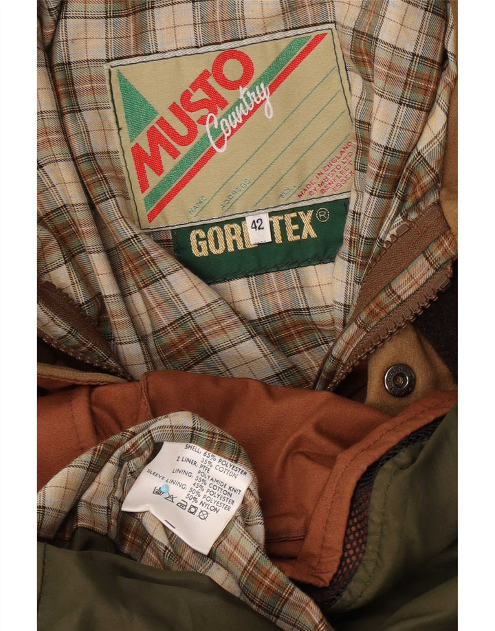 Musto Chaqueta utilitaria para hombre UK 42 XL Poliéster marrón