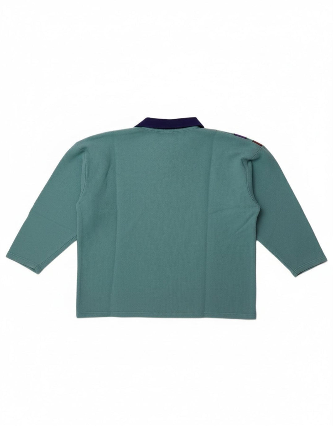 Vintage mujer oversize 3/4 manga sudadera jumper Reino Unido 14 azul medio