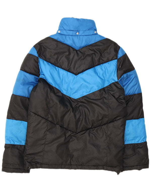 Hummel Chaqueta acolchada para hombre UK 38 Medium Negro Colorblock Poliéster