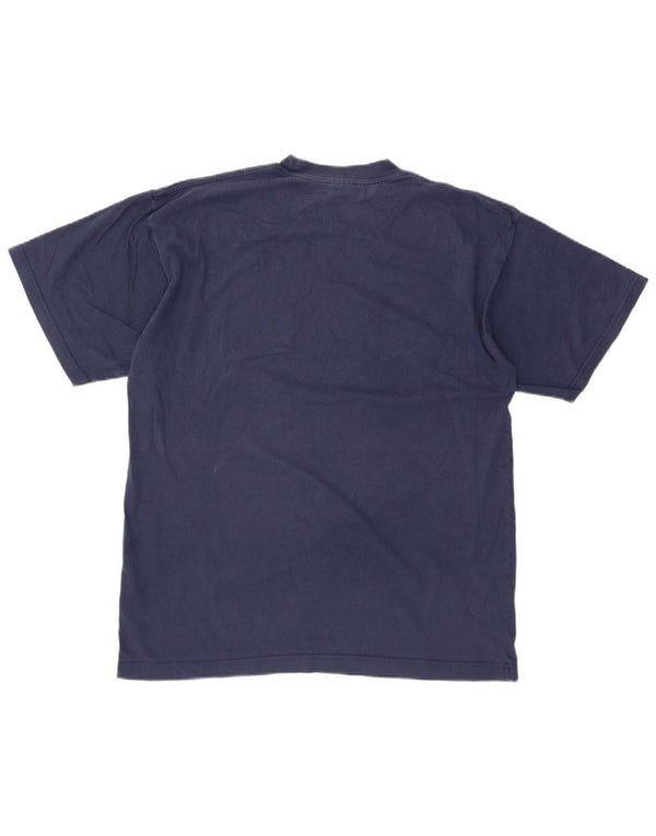 NIKE Camiseta gráfica para hombre Top XL Azul marino Algodón