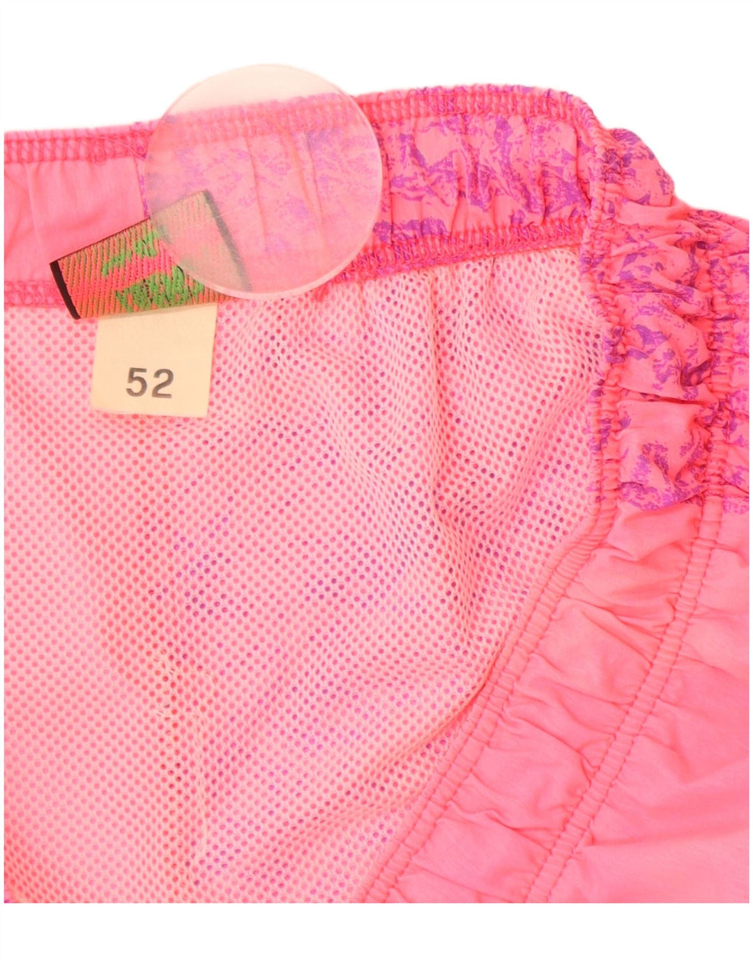 SANTOSTEFANO Bañador gráfico para hombre IT 52 Large Pink Colourblock