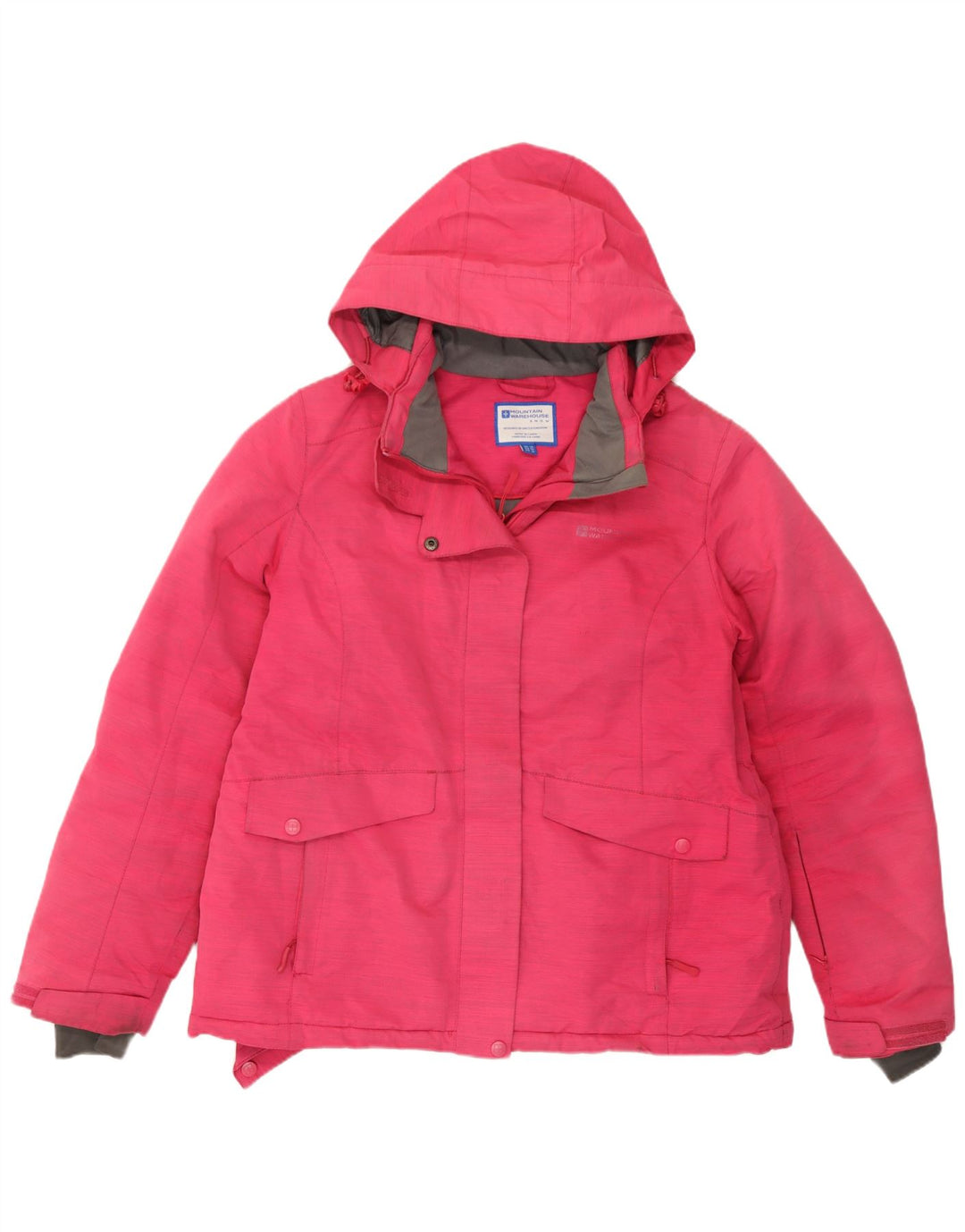 Chaqueta cortavientos con capucha para mujer Mountain Warehouse UK 44 Grande Rosa