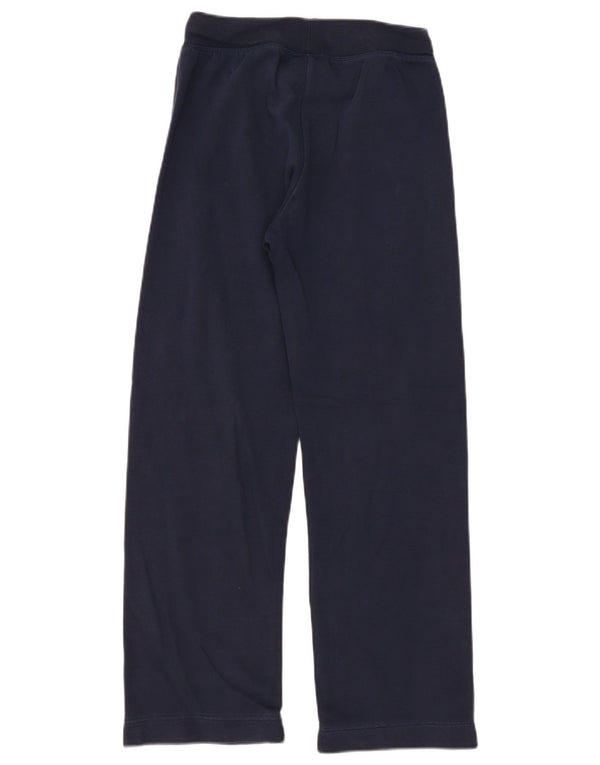 Champion Womens Tracksuit Trousers UK 12 Medium Navy Blue Cotton