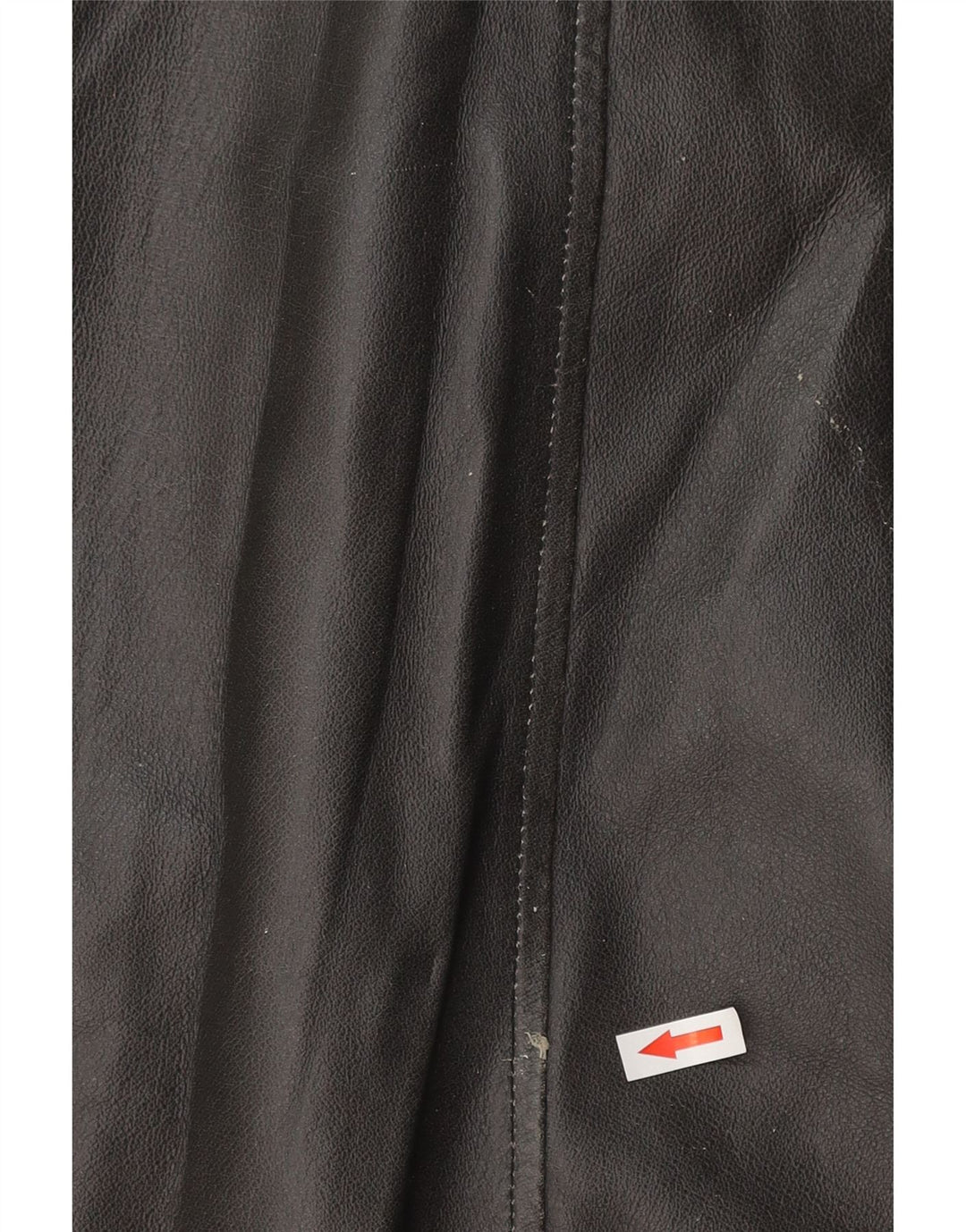 Vintage hombres chaqueta de cuero militar IT 54 2XL cuero negro