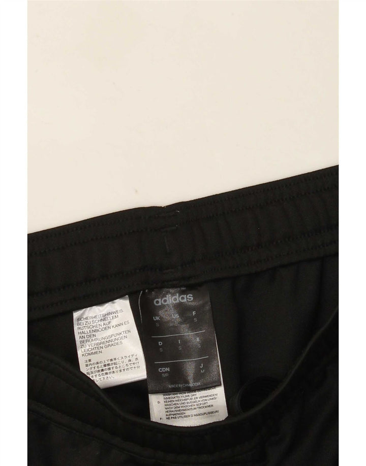 Adidas Mens Climalite Chándal Pantalones Pequeños Negro Poliéster