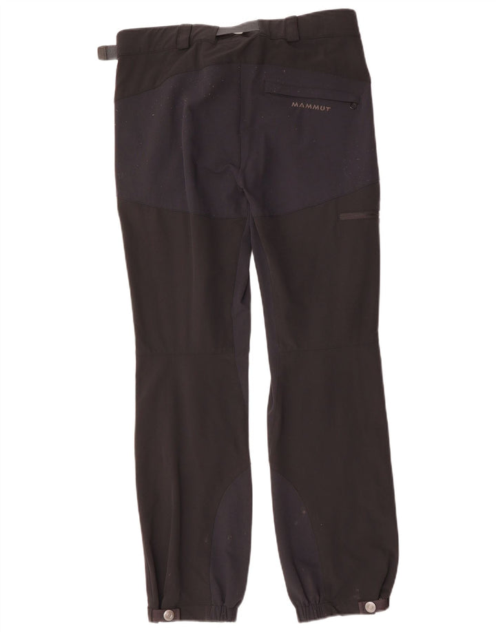 MAMMUT Pantalones cargo rectos informales para mujer W32 L30 Black Colourblock